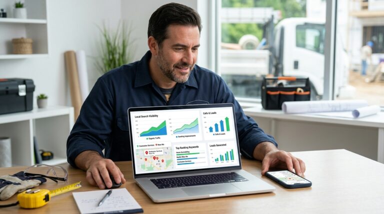 Contractor SEO strategy helps home service businesses rank, get found, and book more jobs